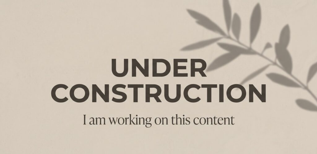 Under contruction for Gaby Aguirre Webpage